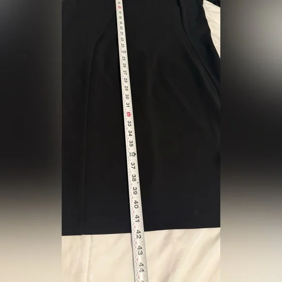 Calvin Klein women’s black sheath dress with flutter sleeve size medium - Picture 7 of 12